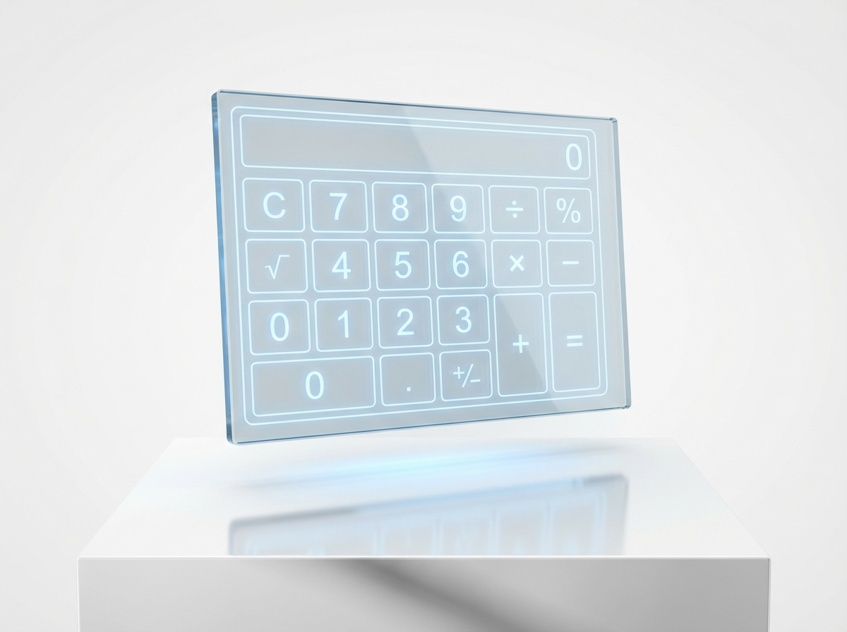 Basic Calculator - premium branded illustration